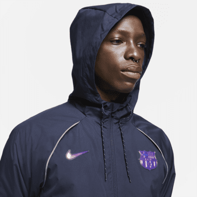 Chamarra de fútbol para hombre FC Barcelona AWF
