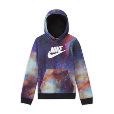 nike sportswear club fleece hoodie purple