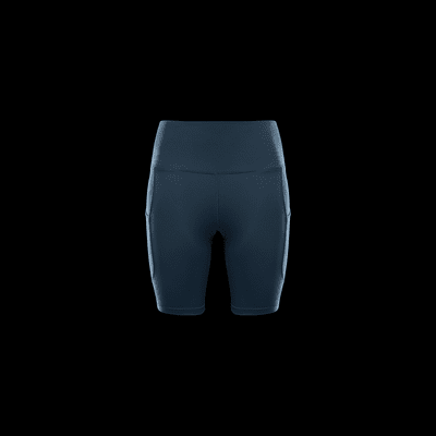 Shorts de ciclismo con bolsillos de tiro alto de 20 cm para mujer Nike One