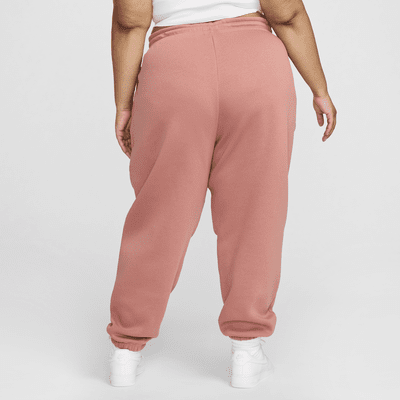 Pants de entrenamiento oversized de cintura alta para mujer (talla grande) Nike Sportswear Phoenix Fleece