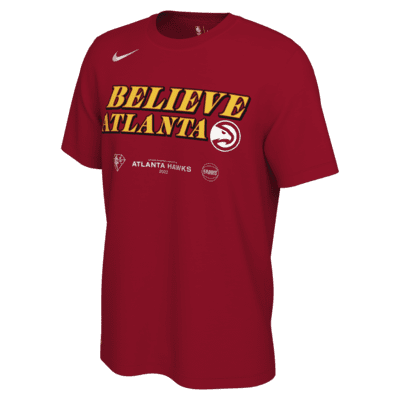Official Atlanta Hawks Men's Nike NBA Playoff Mantra 2023 T Shirt - Limotees