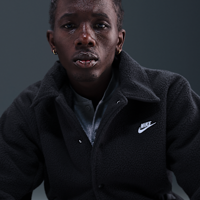Nike Sportswear Club Men's High-Pile Fleece Coaches Jacket