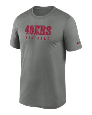 San Francisco 49ers Gym Red Wordmark Dri-Fit Hoodie by Nike