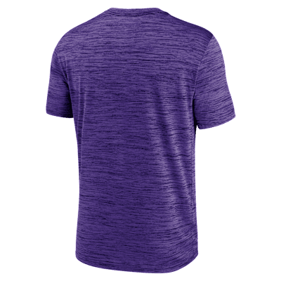 Playera universitaria Nike Dri-FIT para hombre LSU Sideline Velocity