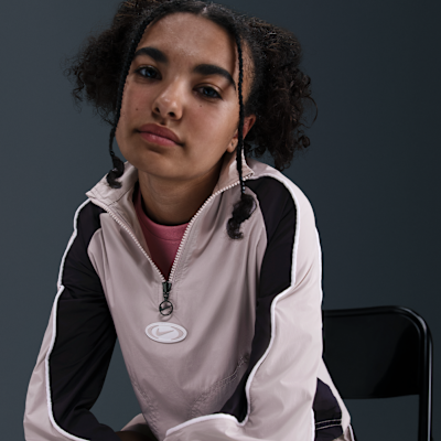 Nike Sportswear Track-Jacket mit Viertelreißverschluss (Mädchen)