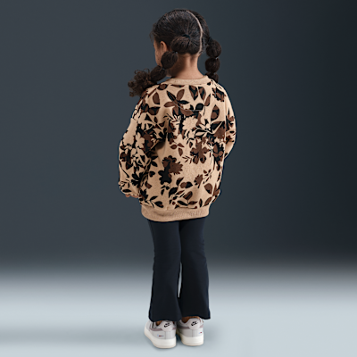Nike Toddler Floral Camo Crew and Leggings Set