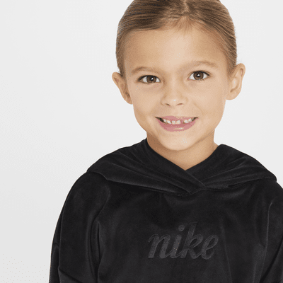 Sudadera con gorro sin cierre cómoda para niños talla pequeña Nike Sportswear