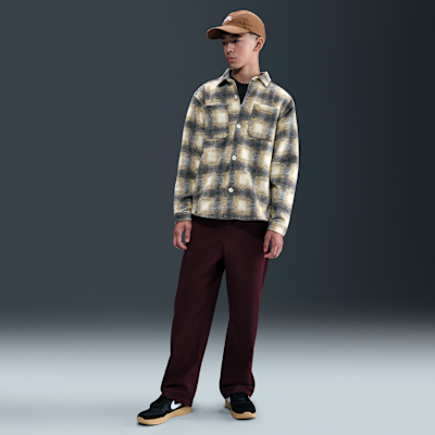 Nike SB Big Kids' Long-Sleeve Button Down Shirt