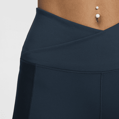 Shorts de ciclismo de tiro alto de 18 cm para mujer Nike One Wrap