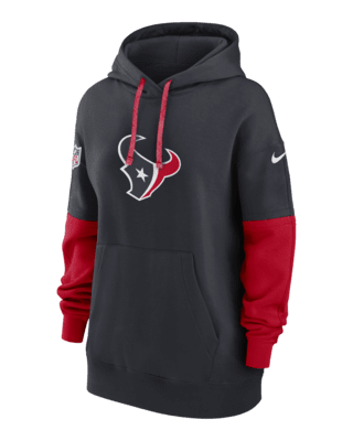 Женское худи Houston Texans Sideline Essential Nike NFL Pullover Hoodie