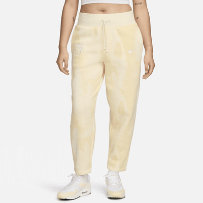 Pants de futbol Nike curvo de cintura alta para mujer de la selección nacional de fútbol masculino de Estados Unidos Phoenix Fleece