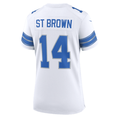 Amon-Ra St. Brown Detroit Lions Women's Nike NFL Game Football Jersey