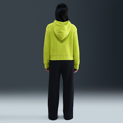 Nike Sportswear Phoenix Cozy Bouclé ruimvallende knit hoodie voor dames