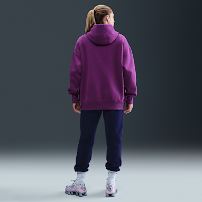 Sweat à capuche oversize Nike Football FC Barcelona Phoenix Fleece pour femme