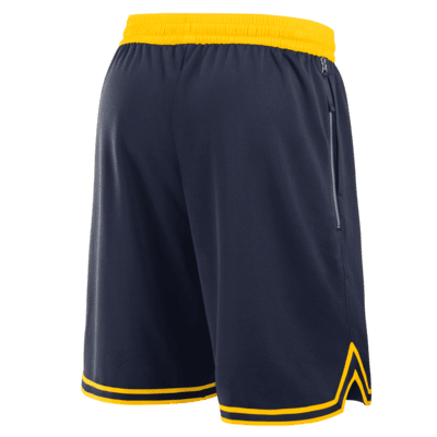 Shorts universitarios marca Jordan Dri-FIT para hombre Michigan Wolverines Basketball