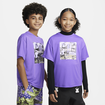 Nike ACG UV Big Kids' Short-Sleeve T-Shirt.