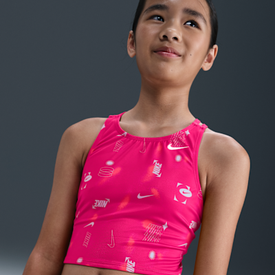 Conjunto de midkini con tirantes cruzados para niña talla grande Nike Swim