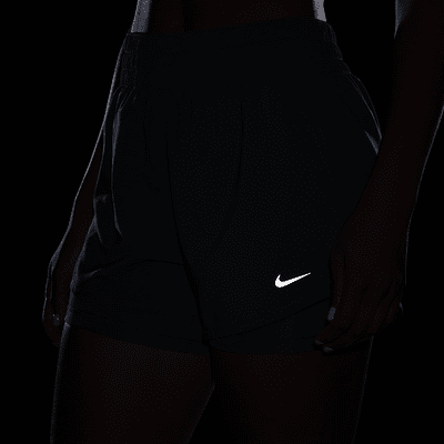 Shorts 2 en 1 Dri-FIT de tiro alto de 8 cm para mujer Nike One