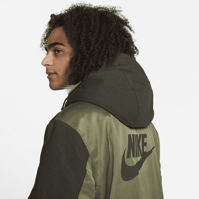 Parka White Space para hombre Nike Sportswear Therma-FIT