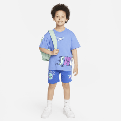 Nike Sportswear "Art of Play" Relaxed Graphic Tee Little Kids T-Shirt