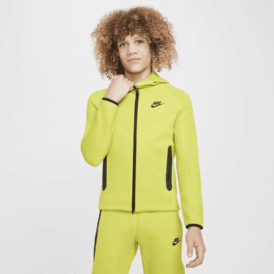 Nike Sportswear Tech Fleece-hættetrøje med lynlås til større børn (drenge)