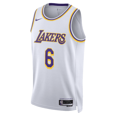 Jersey Nike Dri-FIT de la NBA Swingman para hombre Los Angeles Lakers Association Edition 2022/23