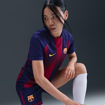 Fotbollströja FC Barcelona 2025/26 Stadium (hemmaställ) Nike Dri-FIT Replica för kvinnor