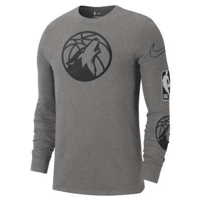 Minnesota Timberwolves City Edition Men's Nike NBA Long-Sleeve T-Shirt