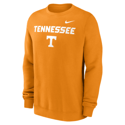 Sudadera de cuello redondo sin cierre universitaria Nike para hombre Tennessee Volunteers Primetime Primary Stack