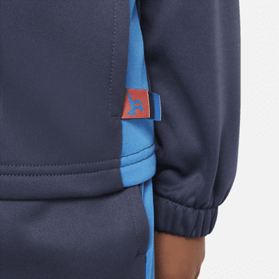 Nike Dri-FIT Colorblocked Little Kids' 2-Piece Full-Zip Set