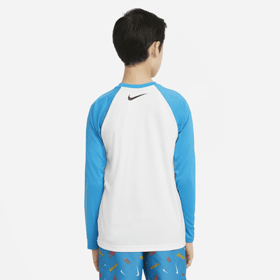 Nike JDI Big Kids' (Boys') Long-Sleeve Hydroguard Swim Shirt