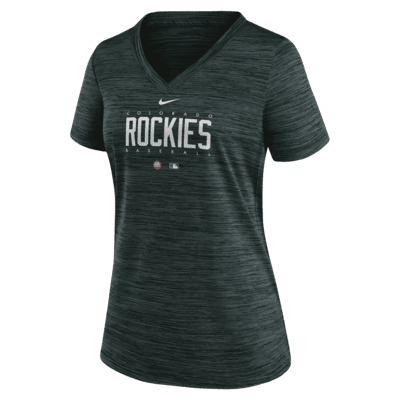 MLB Colorado Rockies Girls' Crew Neck T-Shirt - XS