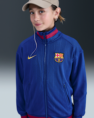 Детская куртка FC Barcelona Academy Pro Home Big Kids' Nike Dri-FIT Soccer Anthem