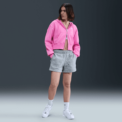 Nike Sportswear Phoenix Fleece Women's Loose Full-Zip Cropped Hoodie