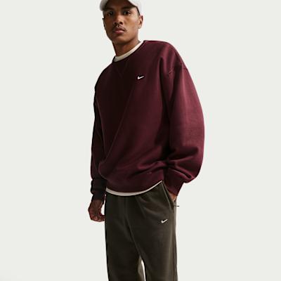 나이키 솔로 스우시 남성 플리스 오픈 헴 팬츠