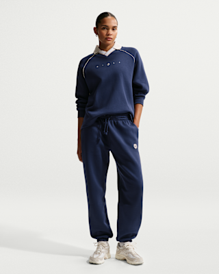 Женские  Nike Sportswear Phoenix Fleece Oversized High-Waisted Graphic Pants