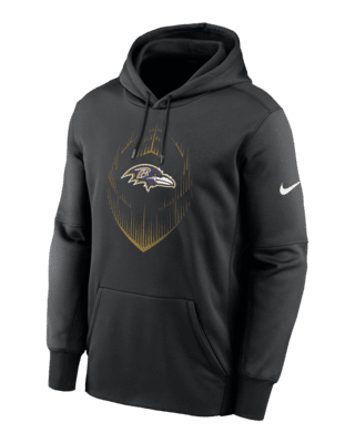 Мужское худи Baltimore Ravens Icon Men’s Nike Therma NFL Pullover Hoodie