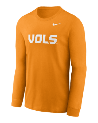 Мужская футболка Tennessee Volunteers Alternate Logo Nike College Long-Sleeve