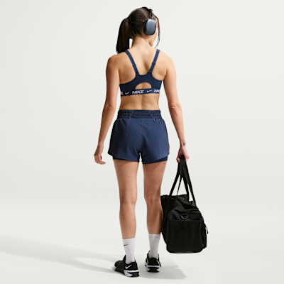 나이키 드라이 핏 원 여성 미드라이즈 3인치 투인원 쇼츠