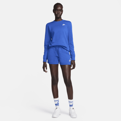 Shorts de tiro medio para mujer Nike Sportswear Club Fleece