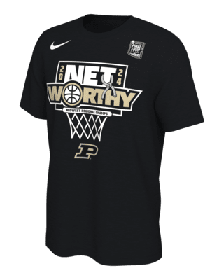 Мужская футболка Purdue 2024 Regional Champ Nike College Basketball для баскетбола