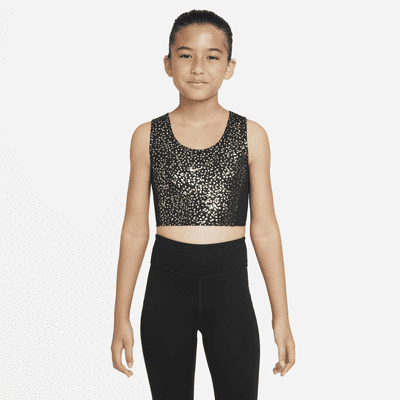 Nike Dri-FIT One Big Kids' (Girls') Crop Tank