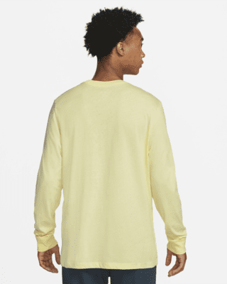 Nike Men's Club America Vamos America Long Sleeve T Shirt Yellow