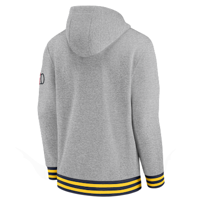 Sudadera con gorro sin cierre universitaria Nike para hombre Michigan Legacy Retro