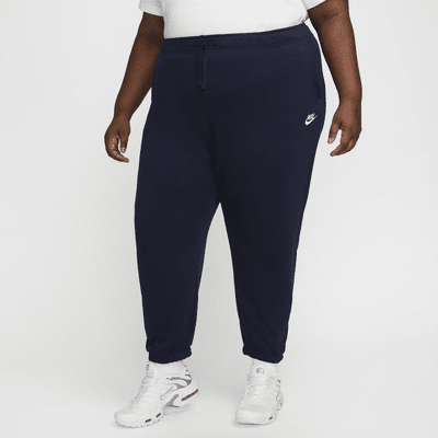 Pants de entrenamiento oversized de tiro medio para mujer Nike Sportswear Club Fleece (talla grande)