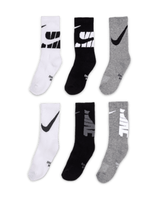 Nike Dri-FIT Little Kids' Crew Socks (6 Pairs). Nike.com