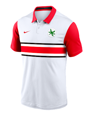 Мужские  Ohio State Athletic Prep Vapor Alt Logo Nike Dri-FIT College Polo
