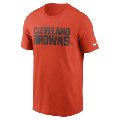 Playera Nike de la NFL para hombre Cleveland Browns Primetime Wordmark Essential