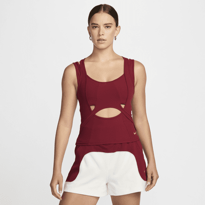 Camiseta de tirantes con recorte para mujer Serena Williams Design Crew