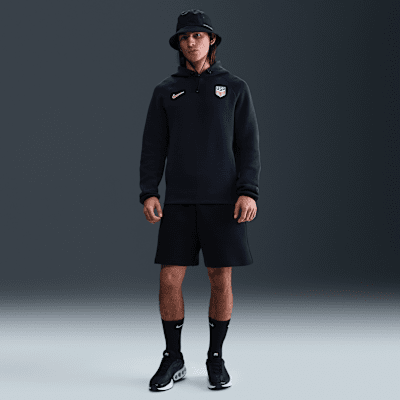Sudadera con gorro sin cierre de fútbol Nike de tejido Fleece para hombre USMNT Tech